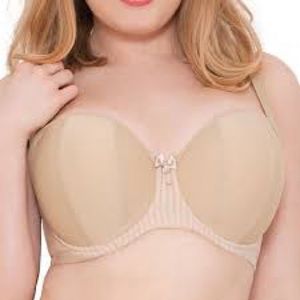 Curvy Kate Luxe Bra Strapless-Option 40I NWT-Yes It Holds Up the Girls!